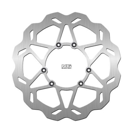 NG TARCZA HAMULCOWA PRZÓD APRILIA RX50 '06-14, DERBI SENDA 50/125 '06-13, RIEJU MRT 50 '12-21, WAVE (6x6,5mm)