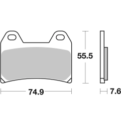 Klocki hamulcowe Brembo Carbon Ceramic CC
