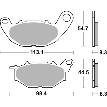 Klocki hamulcowe Brembo Street Sintered SA