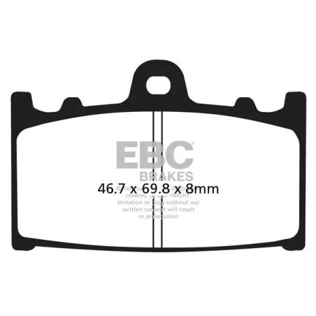 Klocki hamulcowe EBC FA 158 GFA HH (2 szt.)
