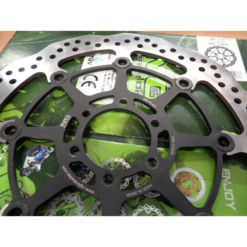 NG TARCZA HAMULCOWA PRZÓD BMW S 1000R/RR/XR 13-18, MOTO GUZZI CALIFORNIA 1400 13-18 (320X64X5,0MM) WAVE PŁYWAJĄCA