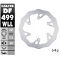 GALFER TARCZA HAMULCOWA TYŁ YAMAHA YZ 125/250 '02-'17, YZF/WRF 250/426/450 '02-'15 WAVE (245X115X4MM)