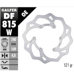 GALFER TARCZA HAMULCOWA TYŁ BETA RR 250/300/350 '12-, RR 390/400/430/450/450/498 '14-, XTRAINER 250/300 '15- WAVE