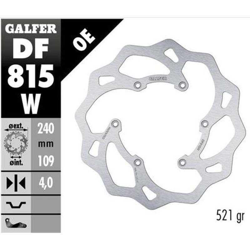 GALFER TARCZA HAMULCOWA TYŁ BETA RR 250/300/350 '12-, RR 390/400/430/450/450/498 '14-, XTRAINER 250/300 '15- WAVE GALFER TARCZA HAMULCOWA TYŁ BETA RR 250/300/350 '12-, RR 390/400/430/450/450/498 '14-, XTRAINER 250/300 '15- WAVE