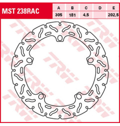 TRW ZF TARCZA HAMULCOWA PRZÓD BMW R 1100S '98-'00, R 1200GS/ADV '04-'18 (305X181X4,5MM) WAVE