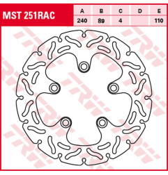 TRW ZF TARCZA HAMULCOWA TYŁ KAWASAKI J 300 '14-'16, SUZUKI GSF 600/650/1200 BANDIT '94-'06, SV 650 '99-'02