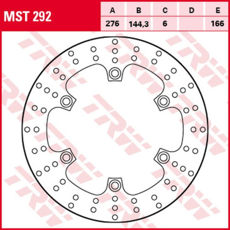 TRW ZF TARCZA HAMULCOWA PRZÓD YAMAHA FJS 400 SILVERWING '09-'16, FJS 600 SILVERWING '03-'16