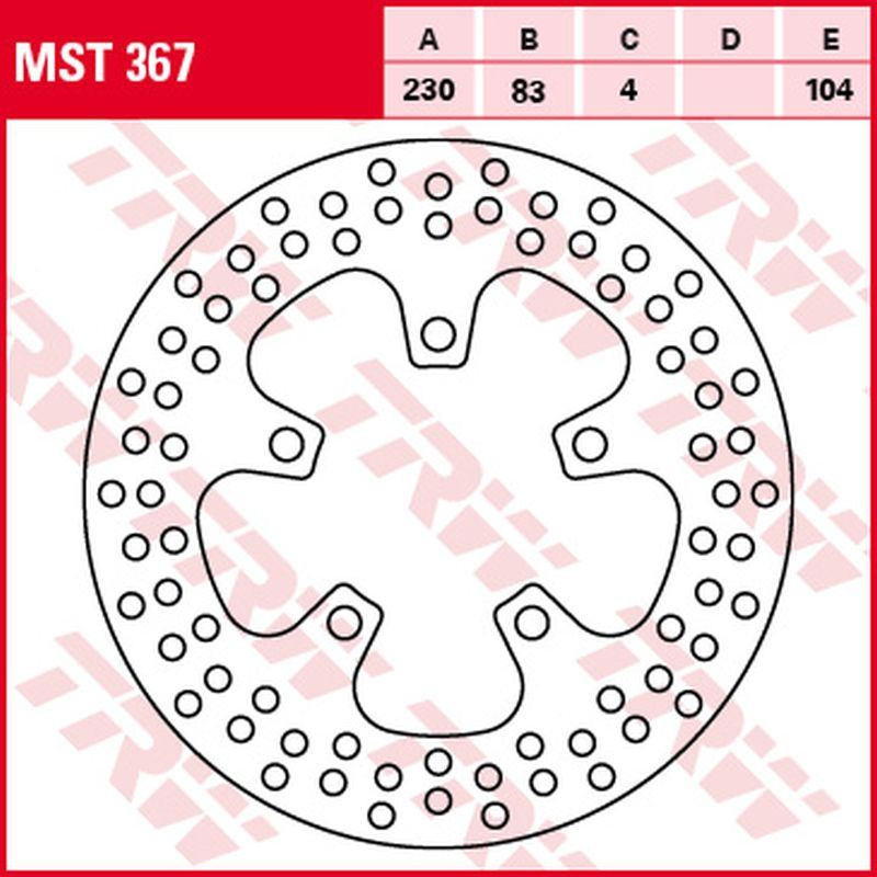 TRW ZF TARCZA HAMULCOWA TYŁ KAWASAKI ZX-7R NINJA '96-'02, ZX-7RR NINJA '96-'99, ZXR 750/R '89-'95, ZX-9R NINJA '94-'97 TRW ZF TARCZA HAMULCOWA TYŁ KAWASAKI ZX-7R NINJA '96-'02, ZX-7RR NINJA '96-'99, ZXR 750/R '89-'95, ZX-9R NINJA '94-'97