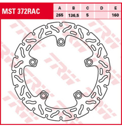 TRW ZF TARCZA HAMULCOWA TYŁ BMW F 650/800GS/ADV '08-' F 700GS '13-, F 800R '09-, F 750/850GS '18-, S 1000XR '15-'19
