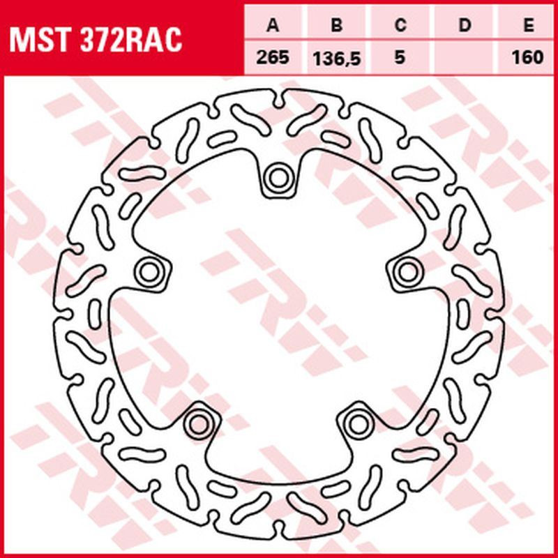 TRW ZF TARCZA HAMULCOWA TYŁ BMW F 650/800GS/ADV '08-' F 700GS '13-, F 800R '09-, F 750/850GS '18-, S 1000XR '15-'19 TRW ZF TARCZA HAMULCOWA TYŁ BMW F 650/800GS/ADV '08-' F 700GS '13-, F 800R '09-, F 750/850GS '18-, S 1000XR '15-'19