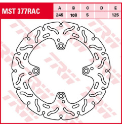 TRW ZF TARCZA HAMULCOWA TYŁ DUCATI HYPERMOTARD 796 '10-'12, MONSTER 800 '05-'07, 848 EVO '10-'13, MONSTER 996 '04-'06