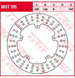 TRW ZF TARCZA HAMULCOWA TYŁ APRILIA SR 125/300 '11-, GILERA NEXUS 250 '06-'08, NEXUS 125 '07-'15, NEXUS 300 '08-'14