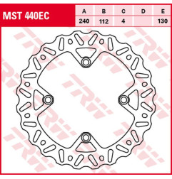 TRW ZF TARCZA HAMULCOWA TYŁ HUSQVARNA CR/WR 125, TE/TC/TXC 250, TE 310/449/511, TXC 511 '11-'13, TE 610 '05-'10