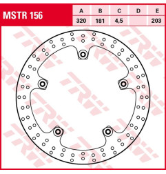 TRW ZF TARCZA HAMULCOWA PRZÓD BMW F 800R '15-, S 1000XR '15-'19, R-NINE T '13-, R 1200R/RT '13-'18, R 1250R/RT '19