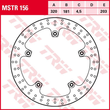 TRW ZF TARCZA HAMULCOWA PRZÓD BMW F 800R '15-, S 1000XR '15-'19, R-NINE T '13-, R 1200R/RT '13-'18, R 1250R/RT '19