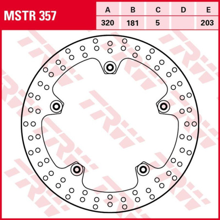 TRW ZF TARCZA HAMULCOWA PRZÓD BMW R 850R/RT '01-'07, R 1100S '01-'05, R 1150R/RS/RT '04-'06, K 1200S/GT '05-'08
