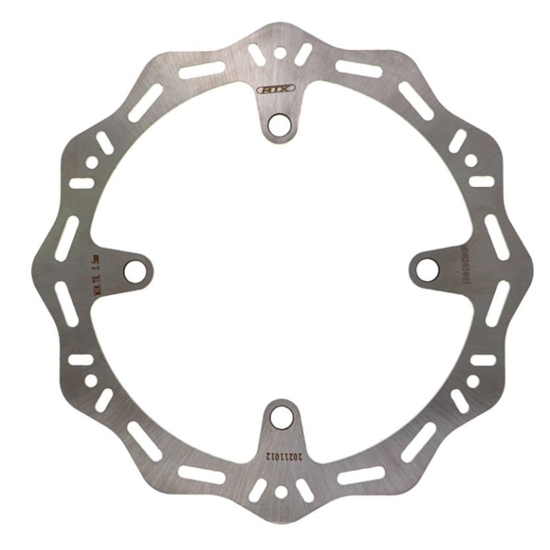 MTX PARTS TARCZA HAMULCOWA HORNET TYŁ SUZUKI RM-Z 250 '07-'24, RM-Z 450 '05-'24 WAVE (240X122X4MM) (4X10,5MM)