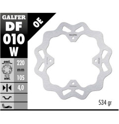GALFER TARCZA HAMULCOWA TYŁ HONDA CRF 250L/M '13-; CRF 300L RALLY '21-; FMX 650 '05-; NX 650 DOMINATOR '93-'01