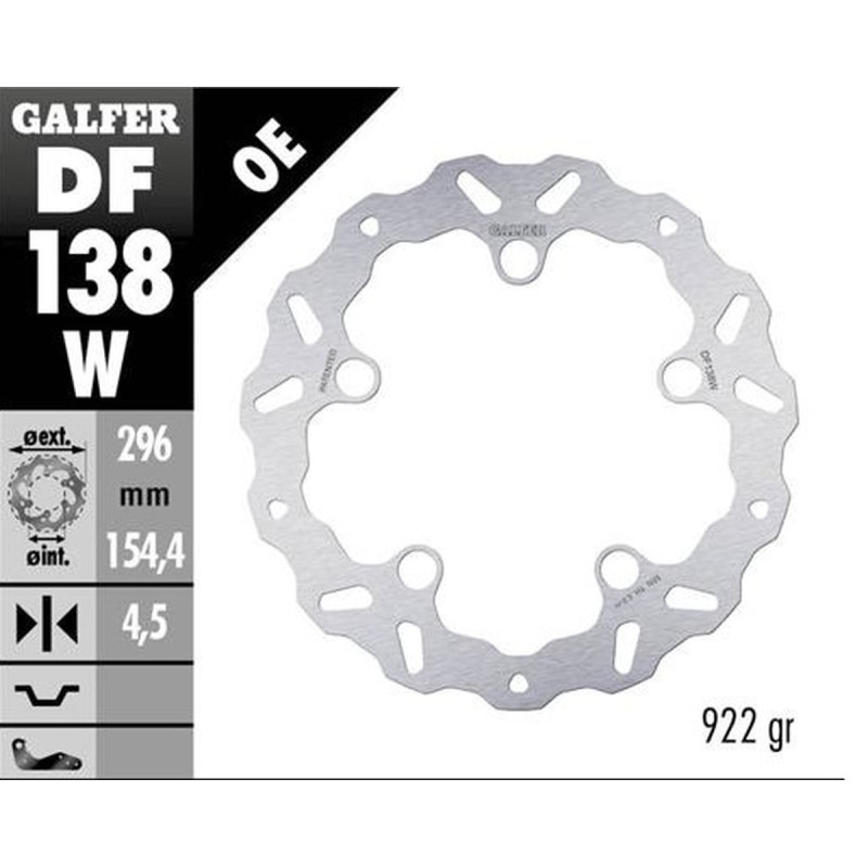GALFER TARCZA HAMULCOWA PRZÓD HONDA CB 125R '18-; CB 250R '18-; CB 300R '18; CB 500F/X '22-; CBR 500R '22 GALFER TARCZA HAMULCOWA PRZÓD HONDA CB 125R '18-; CB 250R '18-; CB 300R '18; CB 500F/X '22-; CBR 500R '22