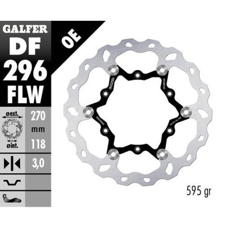 GALFER TARCZA HAMULCOWA PRZÓD YAMAHA YZ 125 '22-'23; YZ 250 '22-23; YZ 250F '21-23; YZ 450F '20-'23; WR 250F '17