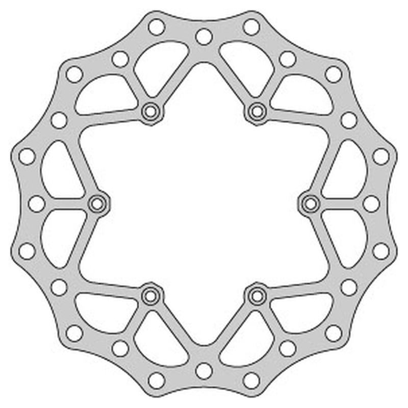 DELTA BRAKING TARCZA HAMULCOWA PRZÓD SUZUKI RM 125 '88-10, RM 250 '88-10, DRZ 250 '01-07, YAMAHA YZ 125 '01-16