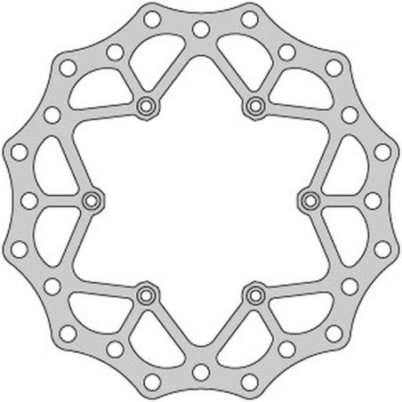 DELTA BRAKING TARCZA HAMULCOWA PRZÓD SUZUKI RM 125 '88-10, RM 250 '88-10, DRZ 250 '01-07, YAMAHA YZ 125 '01-16
