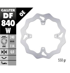 GALFER TARCZA HAMULCOWA TYŁ TM RACING MX 125-530 15-21, EN 125-530 '15-21, SMR 450/530/660 '15- (4X6,25MM) WAVE