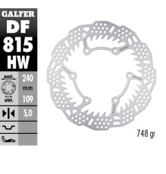 GALFER TARCZA HAMULCOWA TYŁ BETA 250RR '12-'24; 300RR '13-'24; 350RR '13-'24; 400/430/450/480/498 '13-'24; X-TRAINER