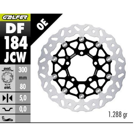 GALFER TARCZA HAMULCOWA PRZÓD KAWASAKI EN 650 VULCAN '15-; ER-6F/N '05-; ZX-6R '06-'12; VERSYS 650 '06-; VERSYS 1000