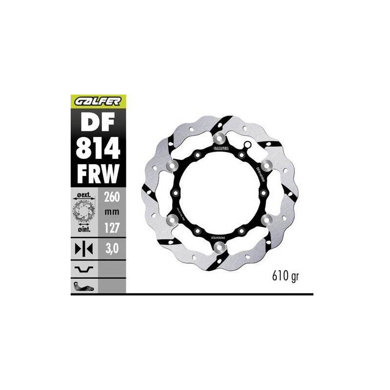 GALFER TARCZA HAMULCOWA PRZÓD BETA RR 250/300/350 '12-, RR 390/400/430/450/450/498 '14-, XTRAINER 250/300 '15- GROOVED GALFER TARCZA HAMULCOWA PRZÓD BETA RR 250/300/350 '12-, RR 390/400/430/450/450/498 '14-, XTRAINER 250/300 '15- GROOVED