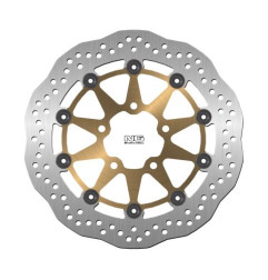 NG TARCZA HAMULCOWA PRZÓD SUZUKI GSXR 600/750/1000 '03-05, VL800 '14-15 (5X10,5MM) WAVE PŁYWAJĄCA (ŚRODEK ZŁOTY)