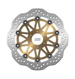 NG TARCZA HAMULCOWA PRZÓD HONDA CBR600 '95-98, CBR900/929 '93-97 (296X58X4MM) (6X6,5MM) WAVE PŁYWAJĄCA (ZŁOTY ŚRODEK)