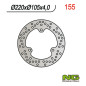 NG TARCZA HAMULCOWA TYŁ HONDA X8R 98-04 (220x105x4) NG TARCZA HAMULCOWA TYŁ HONDA X8R 98-04 (220x105x4)