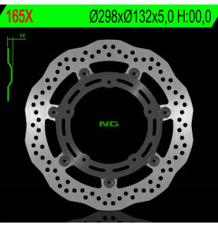 NG TARCZA HAMULCOWA PRZÓD YAMAHA MT-03, MT 09, XS R 900, XV 1900, XV1700, R6 03-04, R3,R25 (298X132X5,0MM) (5X8,5MM)