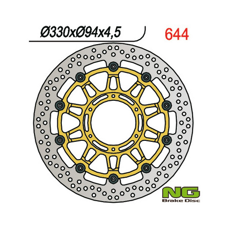 NG TARCZA HAMULCOWA PRZÓD HONDA CBR 900/929/954 RR 00-03 (330x94x4,5) PŁYWAJĄCA