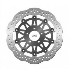 NG TARCZA HAMULCOWA PRZÓD KAWASAKI ZR1100 '92-98, ZXR1100 '99-00, ZX-9R '00-01 (5X10,5MM) WAVE PŁYWAJĄCA (CZARNY ŚRODEK)
