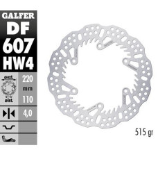 GALFER TARCZA HAMULCOWA TYŁ KTM SX/EXC/SX-F/EXC-F '93-'23; GS/MX/LC4 '93-'23; GAS GAS EC/EC-F/MC/MC-F '21-'24