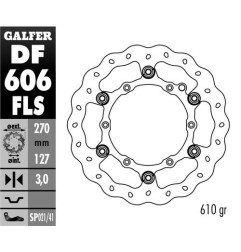 GALFER TARCZA HAMULCOWA PŁYWAJĄCA 270MM KTM WSZYSTKIE MODELE, HUSABERG (NG140)