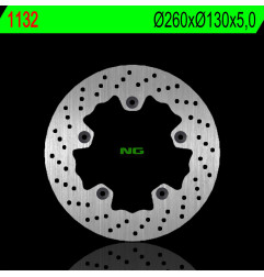 NG TARCZA HAMULCOWA PRZÓD TGB X-MOTION 125/250/300 '08-'18 (260X130X5,0MM) (5X10,5MM)