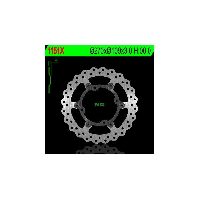 NG TARCZA HAMULCOWA PRZÓD KAWASAKI KXF 250/450, PŁYWAJĄCA 270MM (270X109X3,0) 4 OTWORY O ŚR. 9,5MM WAVE NG TARCZA HAMULCOWA PRZÓD KAWASAKI KXF 250/450, PŁYWAJĄCA 270MM (270X109X3,0) 4 OTWORY O ŚR. 9,5MM WAVE