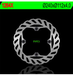 NG TARCZA HAMULCOWA TYŁ BETA RR 250/350/400/450/498/500/525, HUSQVARNA 125/250/310/449/450/510 (4X9,5MM) WAVE