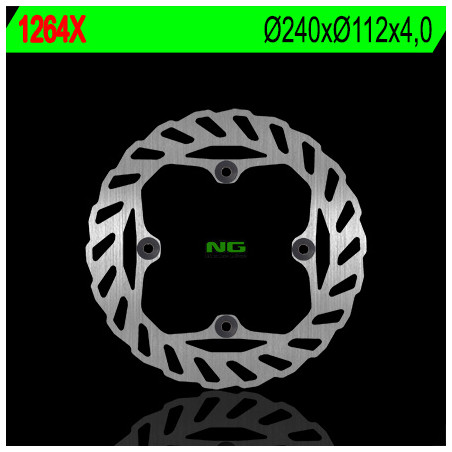 NG TARCZA HAMULCOWA TYŁ BETA RR 250/350/400/450/498/500/525, HUSQVARNA 125/250/310/449/450/510 (4X9,5MM) WAVE
