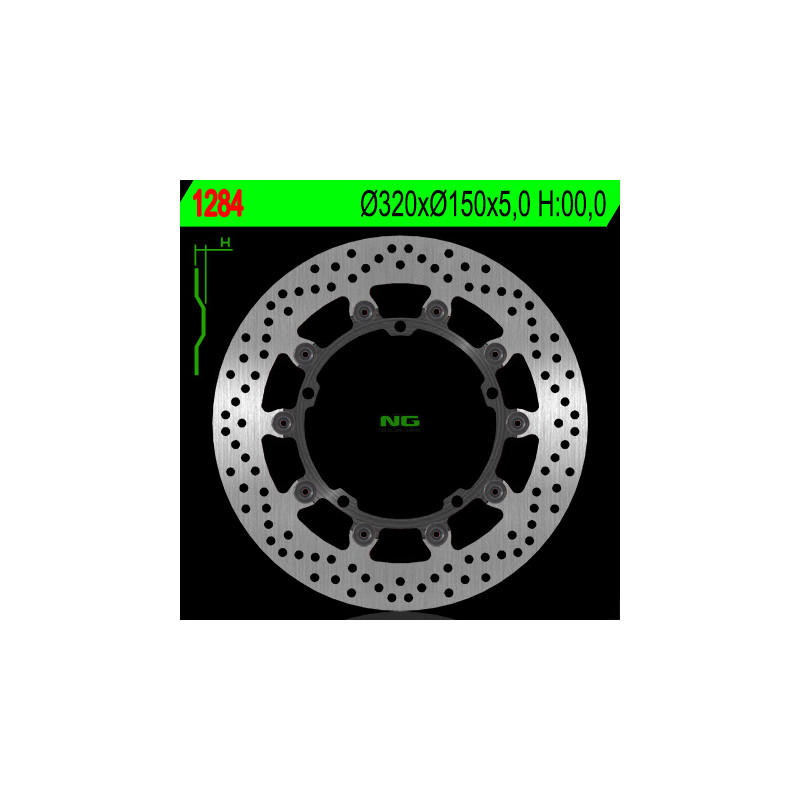 NG TARCZA HAMULCOWA PRZÓD TRIUMPH SPEED TRIPLE 1050 '08-'17, SPRINT 1050 '10-'14 (320X150X5) (5X10,5MM) PŁYWAJĄCA NG TARCZA HAMULCOWA PRZÓD TRIUMPH SPEED TRIPLE 1050 '08-'17, SPRINT 1050 '10-'14 (320X150X5) (5X10,5MM) PŁYWAJĄCA