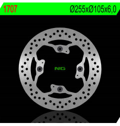 NG TARCZA HAMULCOWA TYŁ TRIUMPH 800/900/955/1050 (255X105X6MM) (4X10,5MM)