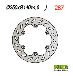 NG TARCZA HAMULCOWA PRZÓD APRILIA RX 50`03-06, ETX 125`85-90, RX 125`89-00 (250X140X4)