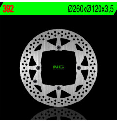 NG TARCZA HAMULCOWA PRZÓD BETA RR '05-'11, HUSQVARNA TE/TC/WR/CR (260X120X3,5) (4X6,5MM)