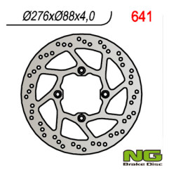 NG TARCZA HAMULCOWA PRZÓD HONDA XL 125 V VARADERO '01-'13 (276X88X4) (4X10,5MM)