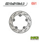 NG TARCZA HAMULCOWA TYŁ SUZUKI AN 250 98-03, AN 400 98-02 (210x109x5) (5X10,5MM) NG TARCZA HAMULCOWA TYŁ SUZUKI AN 250 98-03, AN 400 98-02 (210x109x5) (5X10,5MM)