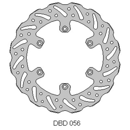 DELTA BRAKING TARCZA HAMULCOWA TYŁ BETA 2T/4T '13-21, WAVE (220X108,2X4MM) (6X6,5MM) (NG1294)