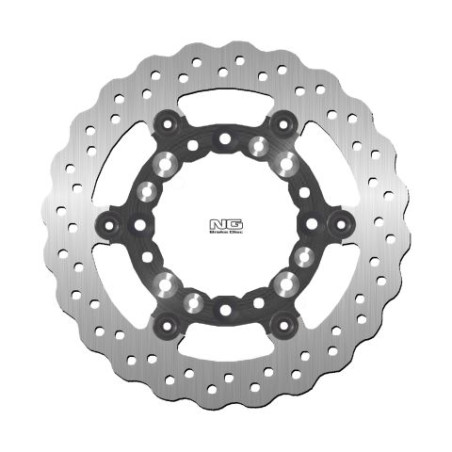 NG TARCZA HAMULCOWA PRZÓD KAWASAKI KDX 125 '90-03, KLX 250 '09-14, KLX 650 '93-14 ( 250X100X3MM) WAVE PŁYWAJĄCA